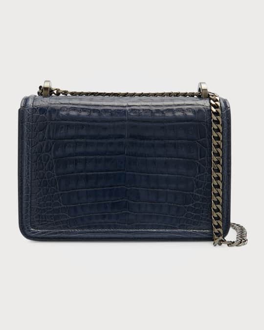 Maria Oliver Chloe Crocodile Chain Crossbody Bag Neiman Marcus