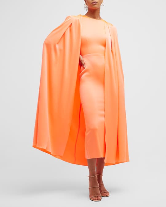 Alex perry store cape dress