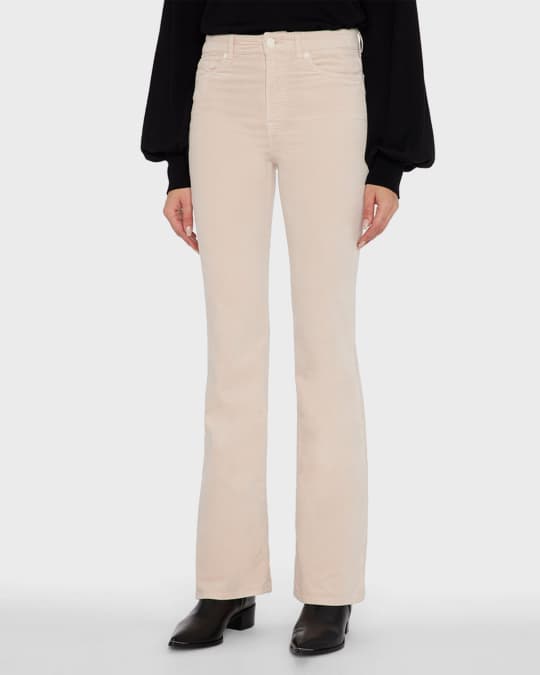 Mid-rise flared jeans in beige - 7 For All Mankind