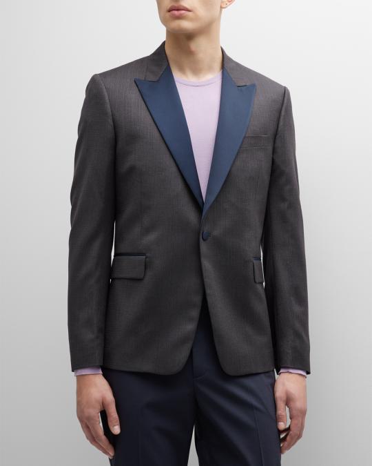 Paul Smith Men's Satin Peak Lapel Tuxedo Jacket | Neiman Marcus