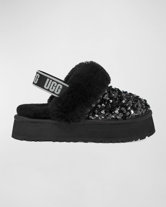 Girl s Funkette Chunky Sequin Mule Slides Kids