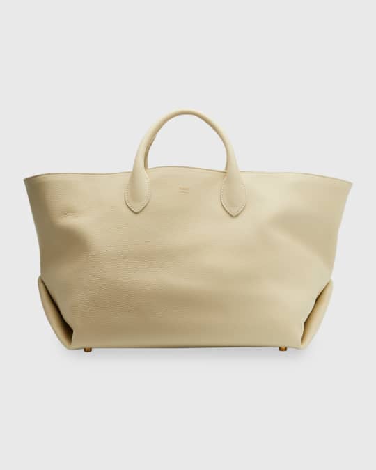 Khaite Amelia Envelope Pleat Medium Tote Bag | Neiman Marcus