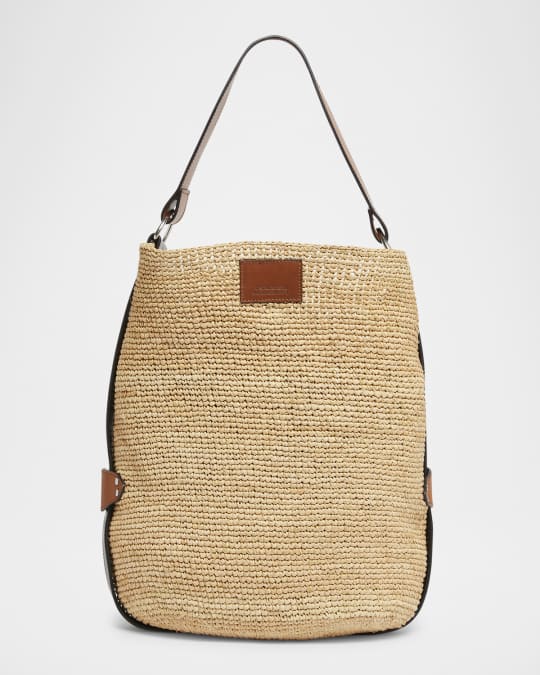 ISABEL MARANT BAYIA ラフィアバッグ Bayia Bag Woman natural and cognac | ISABEL MARANT Official