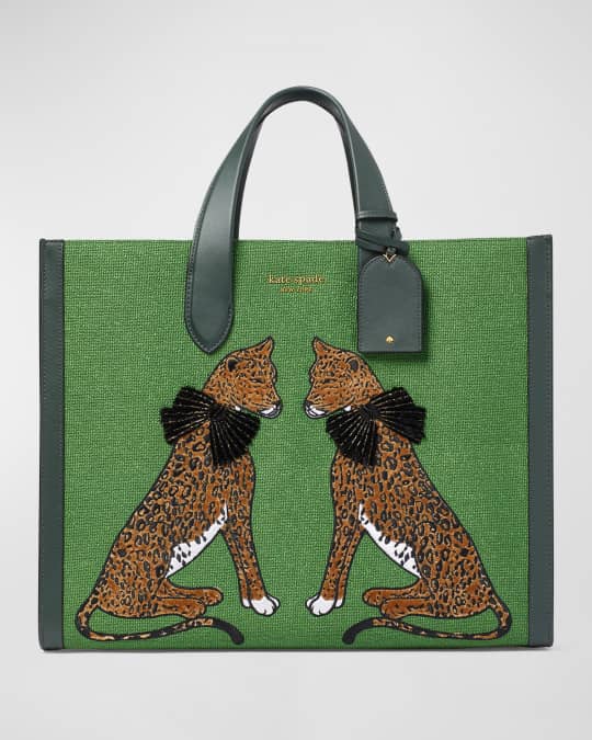 Neiman marcus leopard tote best sale bag