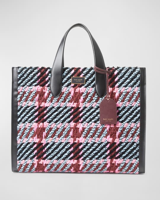 Manhattan Houndstooth Large Tote