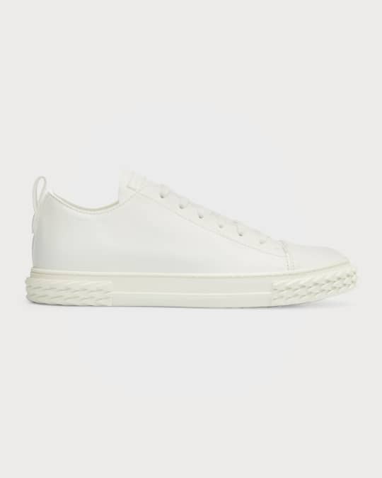 Giuseppe Zanotti Men's Ranchero Tonal Leather Low-Top Sneakers
