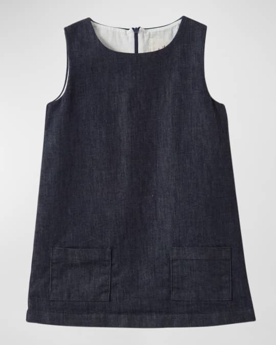 Vild - House of Little Girl's Eco Denim Dress, Size Newborn-6M | Neiman  Marcus