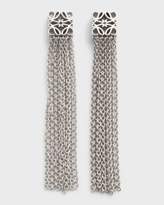 アクセサリー LOEWE sterling silver earring ag925 Loewe - Anagram sterling silver earrings Loewe