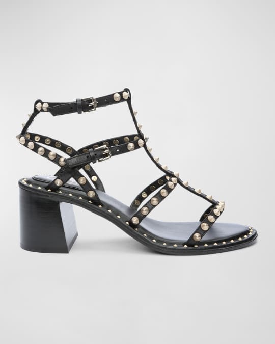 Ash Jen Studded Caged Sandals | Neiman Marcus