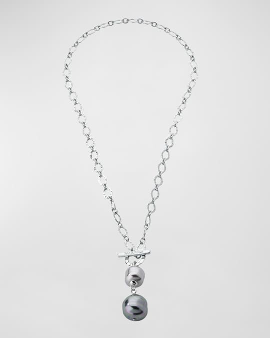 Tender 2-Pearl Toggle Necklace