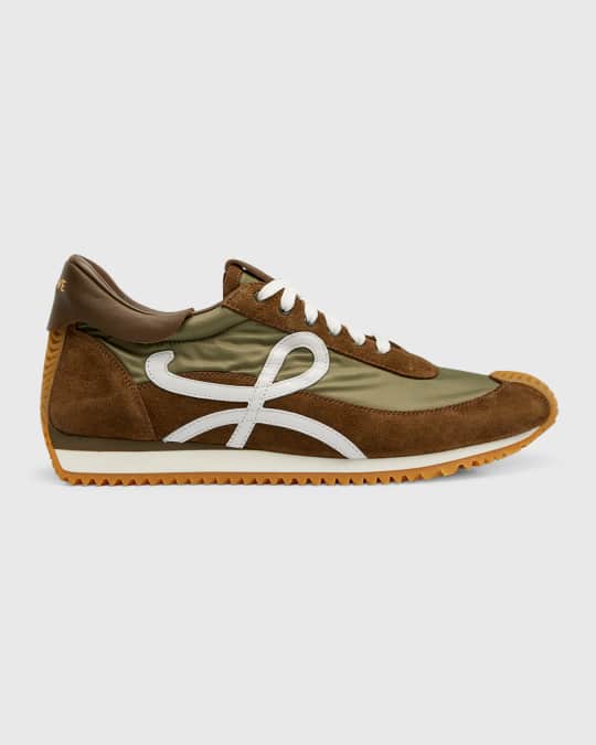 LOEWE｜SNEAKERS (Flow Runner 2.0 in nylon and suede (M81 Flow Runner 2.0 in nylon and suede Multicolor - LOEWE