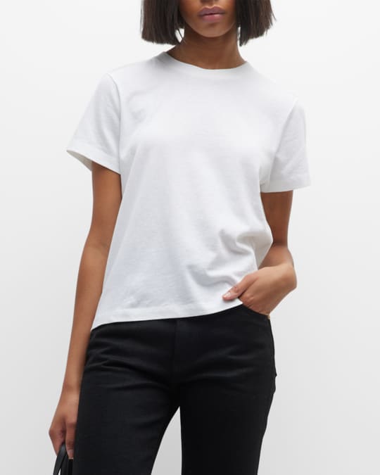 【関税込み】KHAITE ホワイト The Emmylou Tシャツ Emmylou T-Shirt in White – KHAITE