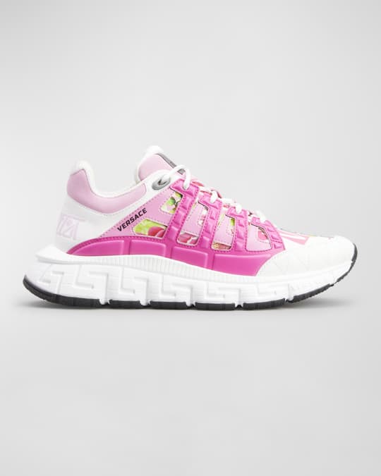 Versace new arrivals colorblock sneakers