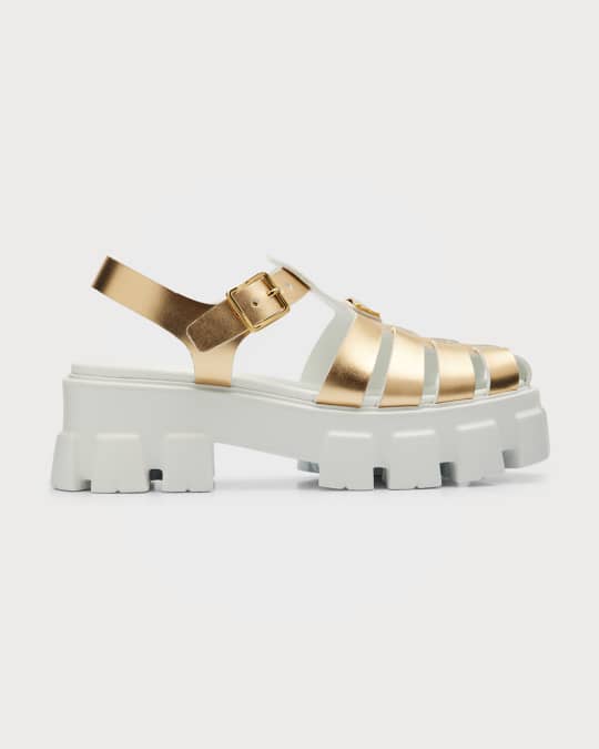 Sandali Metallic Fisherman Sandals