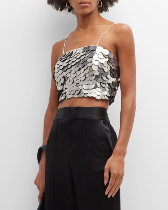Alice olivia sequin top hotsell