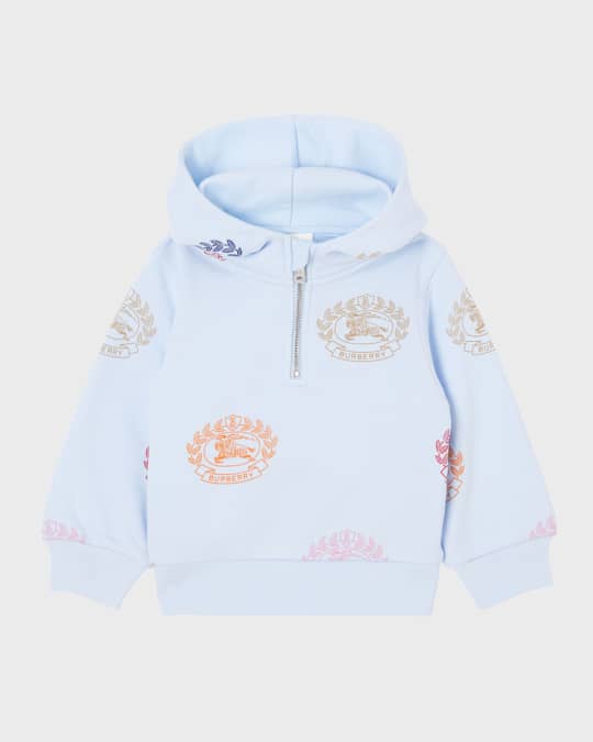 Burberry crest hoodie outlet