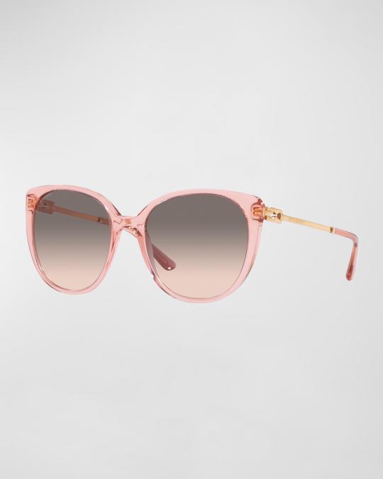 BVLGARI Gradient Acetate Cat-Eye Sunglasses | Neiman Marcus