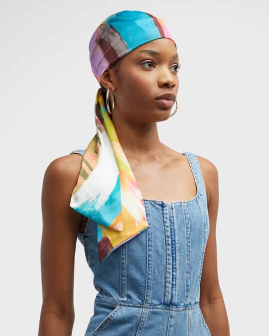 Orchard Slip Skirt - Printed Everyday Satin :: Brushstroke Paisley