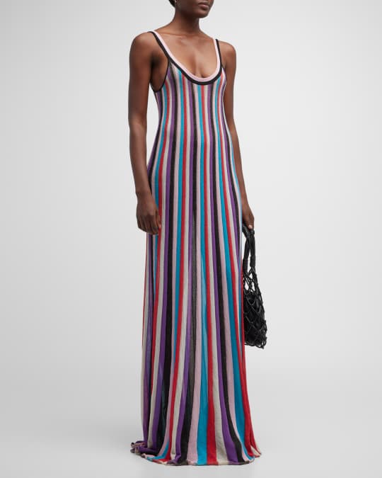 REBECCA VALLANCE Melange Knit Maxi Dress Neiman Marcus