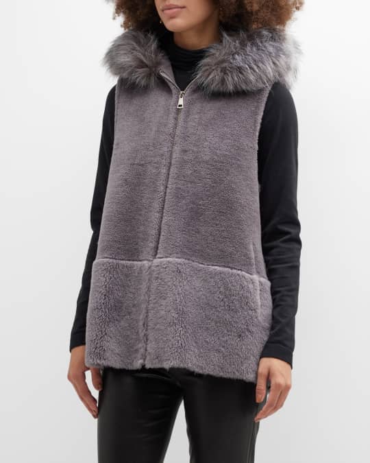 La fiorentina new arrivals fur vest