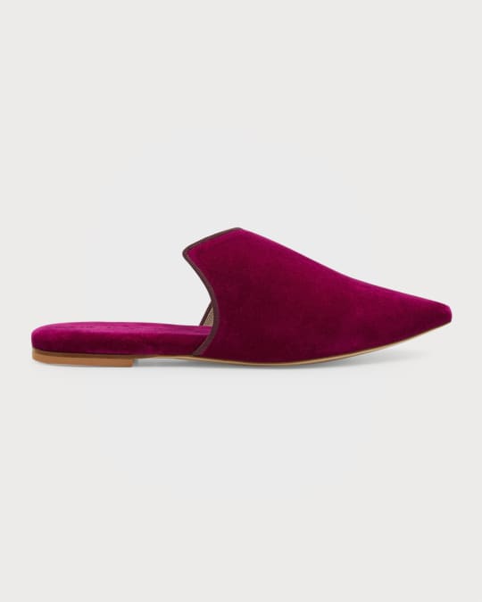 Hush Puppies Ballerine Pasha In Velluto Verde - Scarpe Donna Pieghevoli Con Fibbia