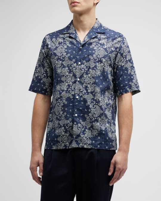 Louis Vuitton Hawaiian tapestry shirt, Men's Fashion, Tops & Sets