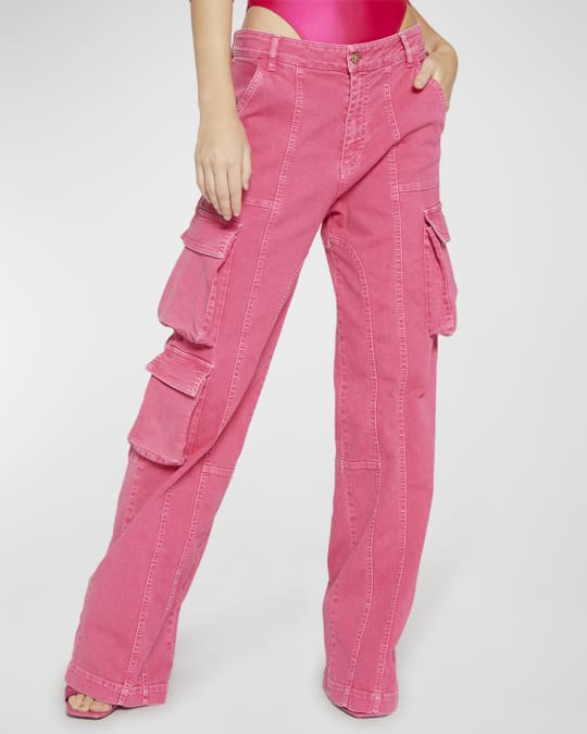 Versace Jeans Couture Relaxed Denim Cargo Pants Neiman Marcus - Main Image