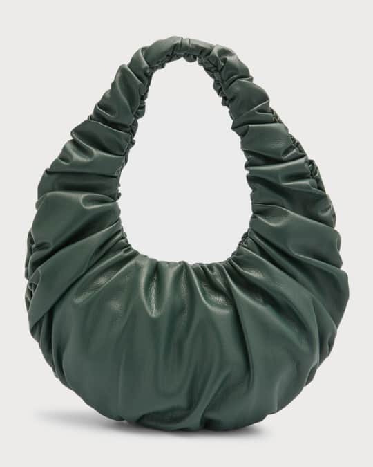 [Nanushka] Mini Anja Ruched Faux Leather Bag アンジャバッグ Nanushka Anja Ruched Shiny Faux-Leather Shoulder Bag
