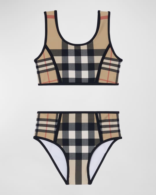 Burberry check print bikini discount