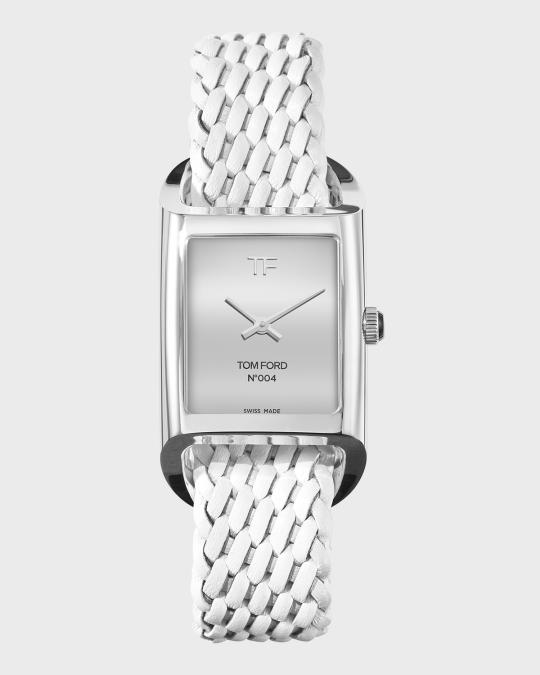 TOM FORD TIMEPIECES Men's Tom Ford 004 Braided Leather Museum Watch ...