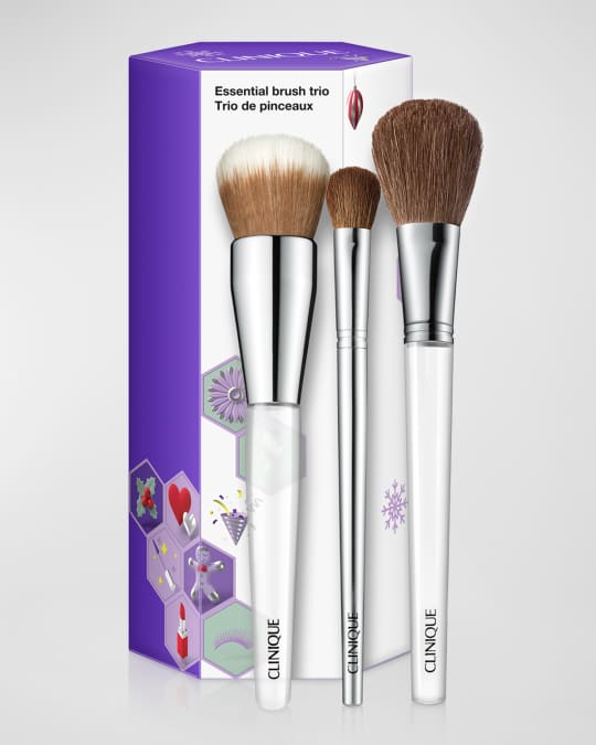 Clinique Essential Makeup Brush Trio Neiman Marcus