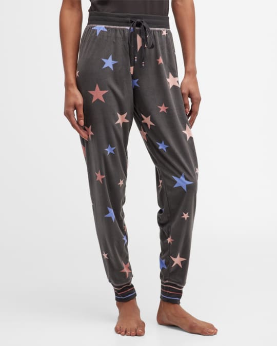 PJ Salvage Starry Sunsets Printed Joggers Neiman Marcus