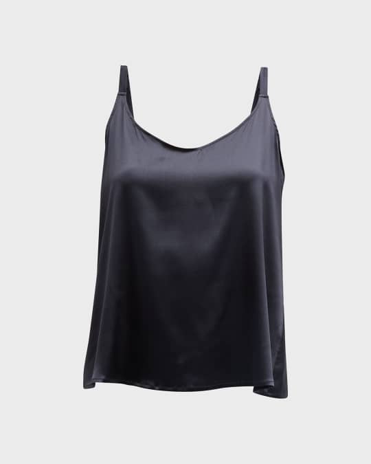 Grand Central Scoop-Neck Silk Cami