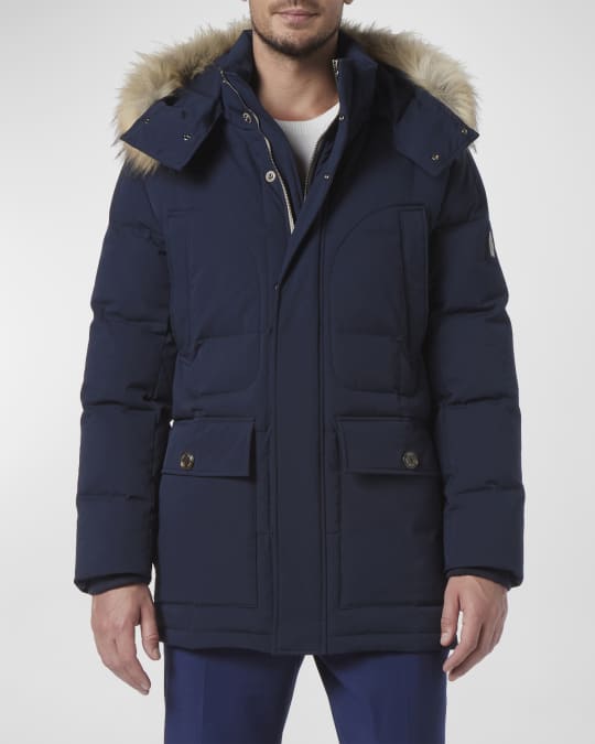 Andrew marc coyote fur hooded parka on sale