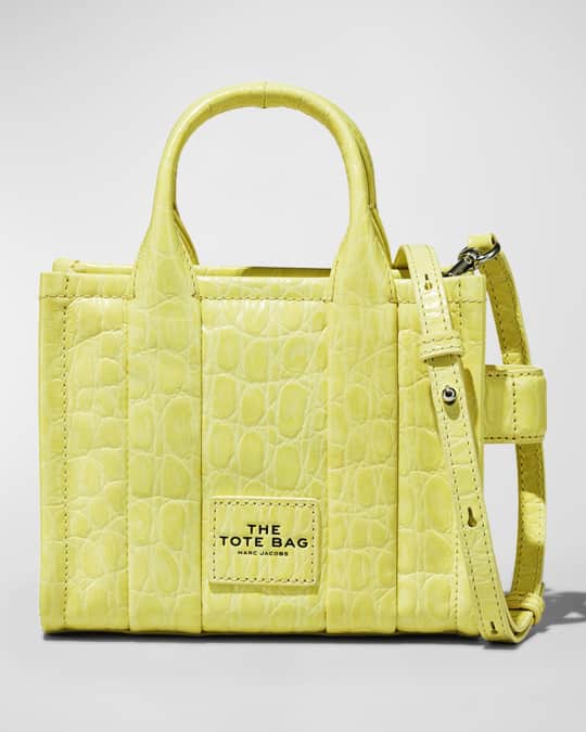 Marc Jacobs The Croc-Embossed Crossbody Tote Bag | Neiman Marcus