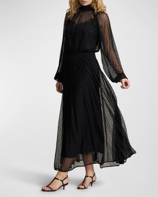 Ralph lauren tulle dress top