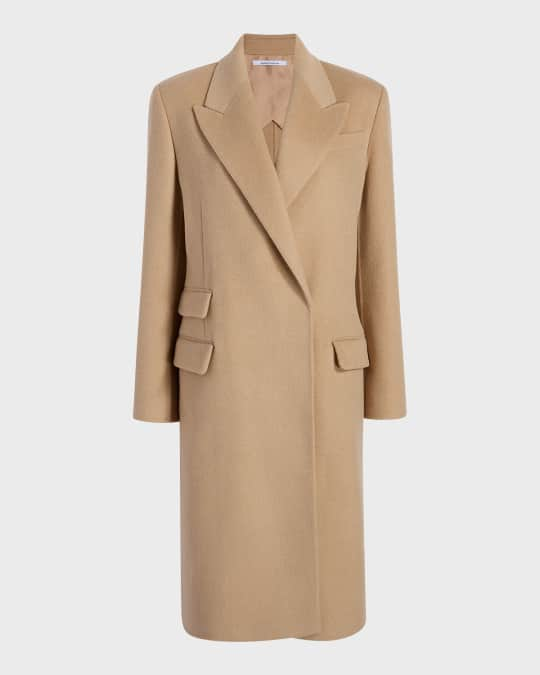 Another Tomorrow Women's Tailored Cashmere Coat