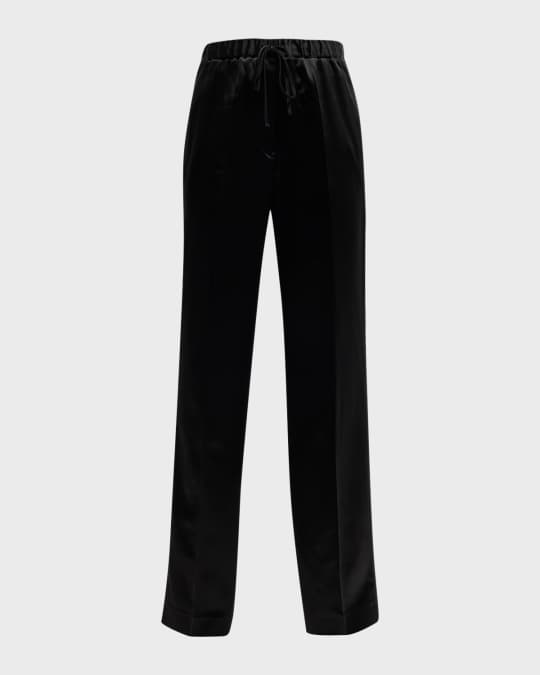 新品 JIL SANDER ALEM Drawstring trouseres Jil Sander Drawstring Pants Midnight at CareOfCarl.com