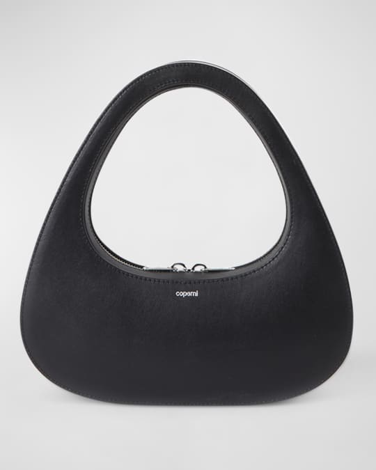 Coperni Swipe Zip Leather Shoulder Bag | Neiman Marcus