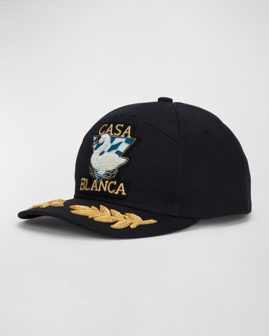 Casablanca Men's Par Avion Laurel Baseball Cap | Neiman Marcus