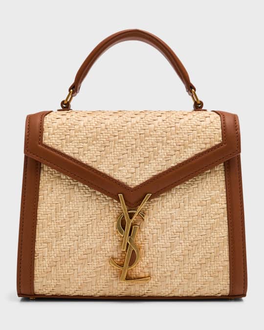 Saint Laurent Cassandra Mini YSL Top-Handle Crossbody Bag in