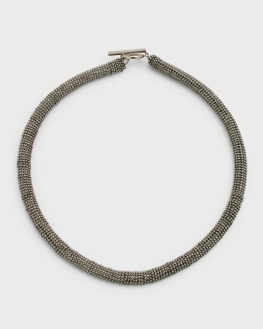Brunello Cucinelli Tubular Monili Necklace | Neiman Marcus