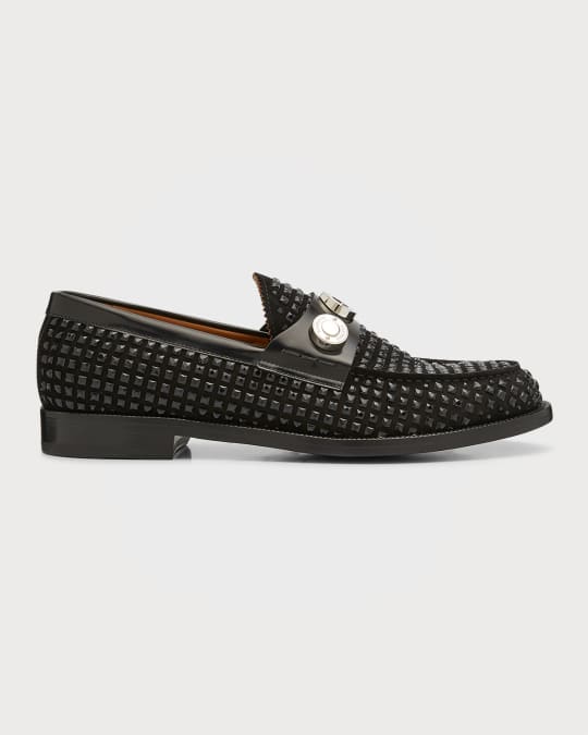 Burberry mens loafers hot sale