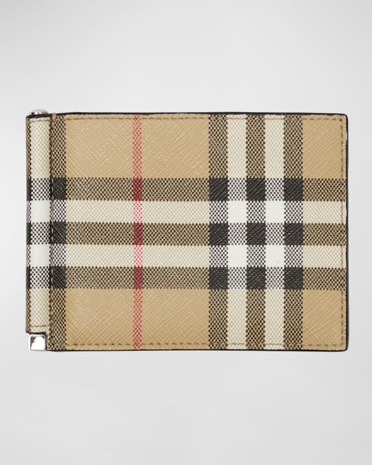 Burberry mens shop money clip