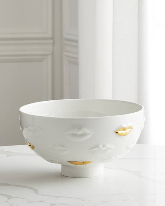 Gilded Gala Lips Bowl 