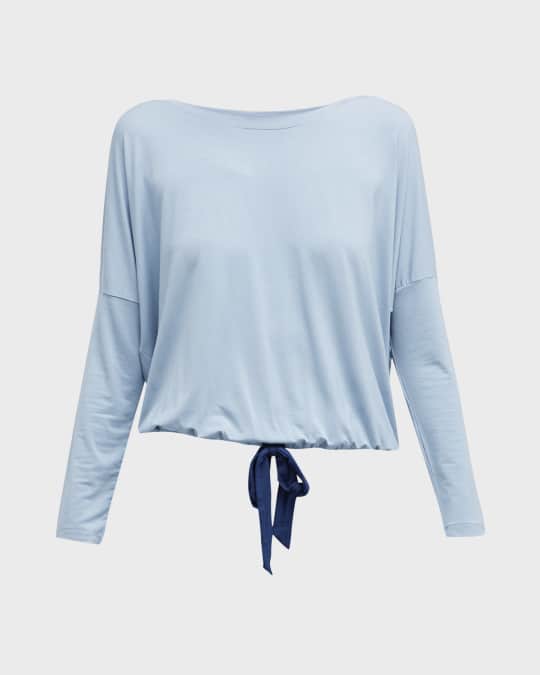 Eberjey Gisele Slouchy Cropped Pajama Set Neiman Marcus