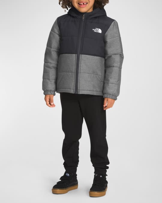 The North Face Boy's Mount Chimbo Fleece Reversible Hooded Jacket, Size
