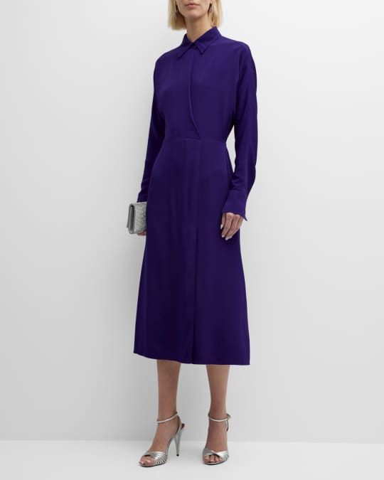 Victoria beckham wrap front dress deals