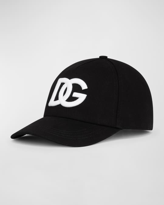 Dolce Gabbana Men s Embroidered DG Logo Baseball Cap Neiman Marcus
