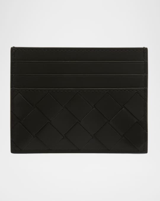 Bottega Veneta Men's Intrecciato Leather Card Case | Neiman Marcus